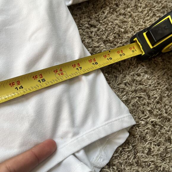 Nike Tour Dri-FIT ADV 1/2 Zip Long Sleeve Golf mens Top M Light Bone FD5833-072 - Picture 5 of 6